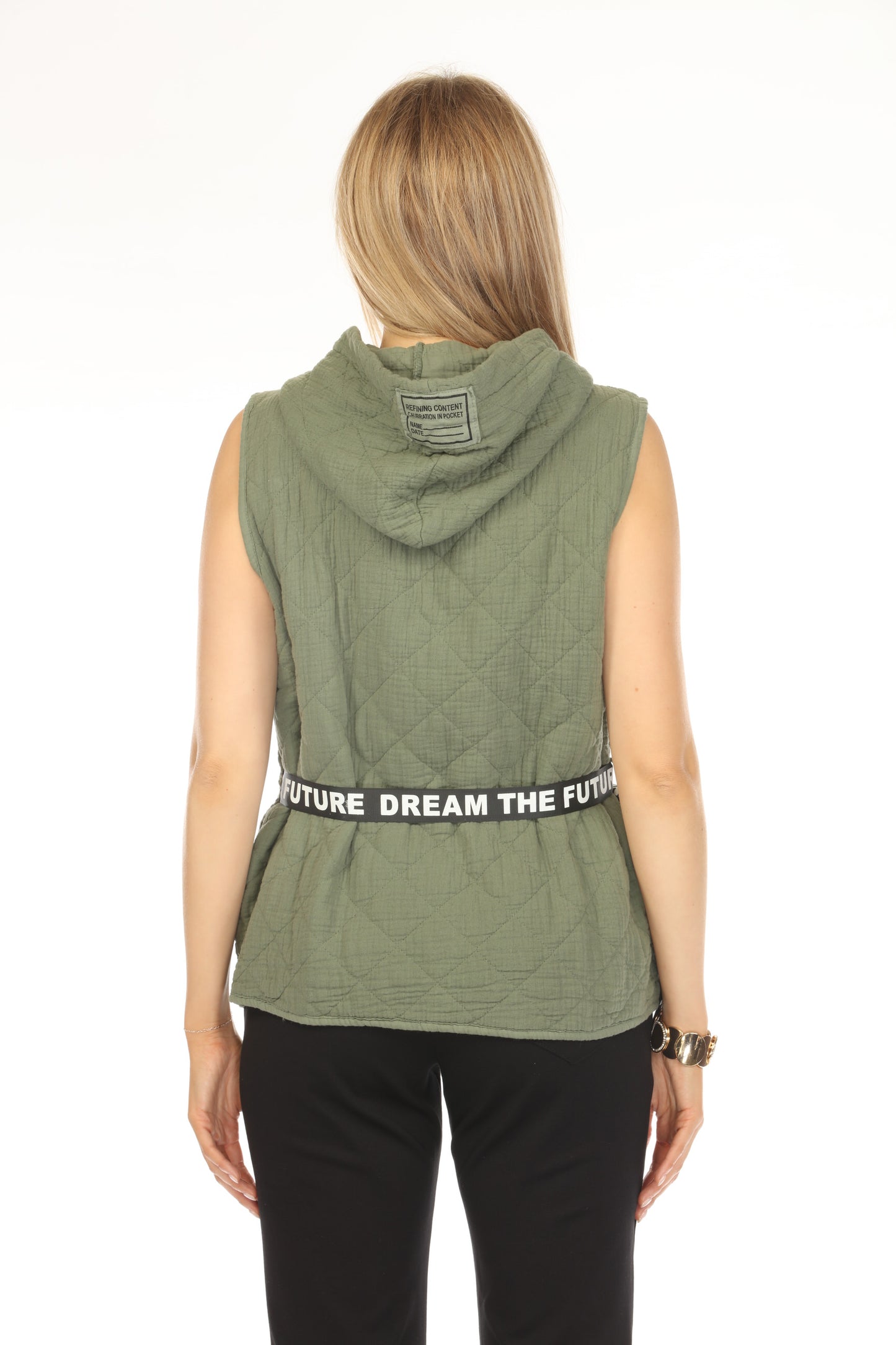 Green Future Dream Quilted Vest