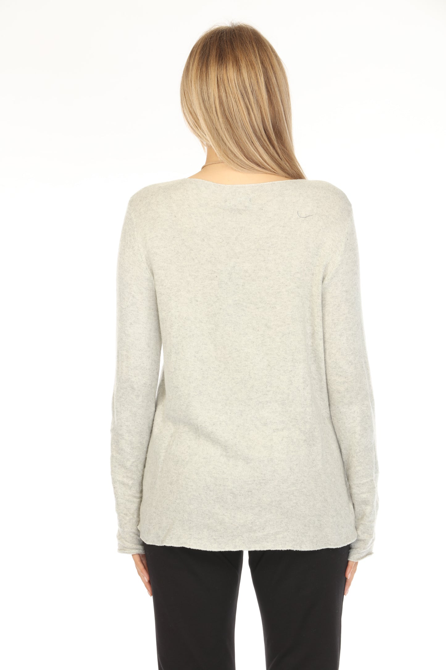 Beige Comfy Trendy Soft Sweater Top
