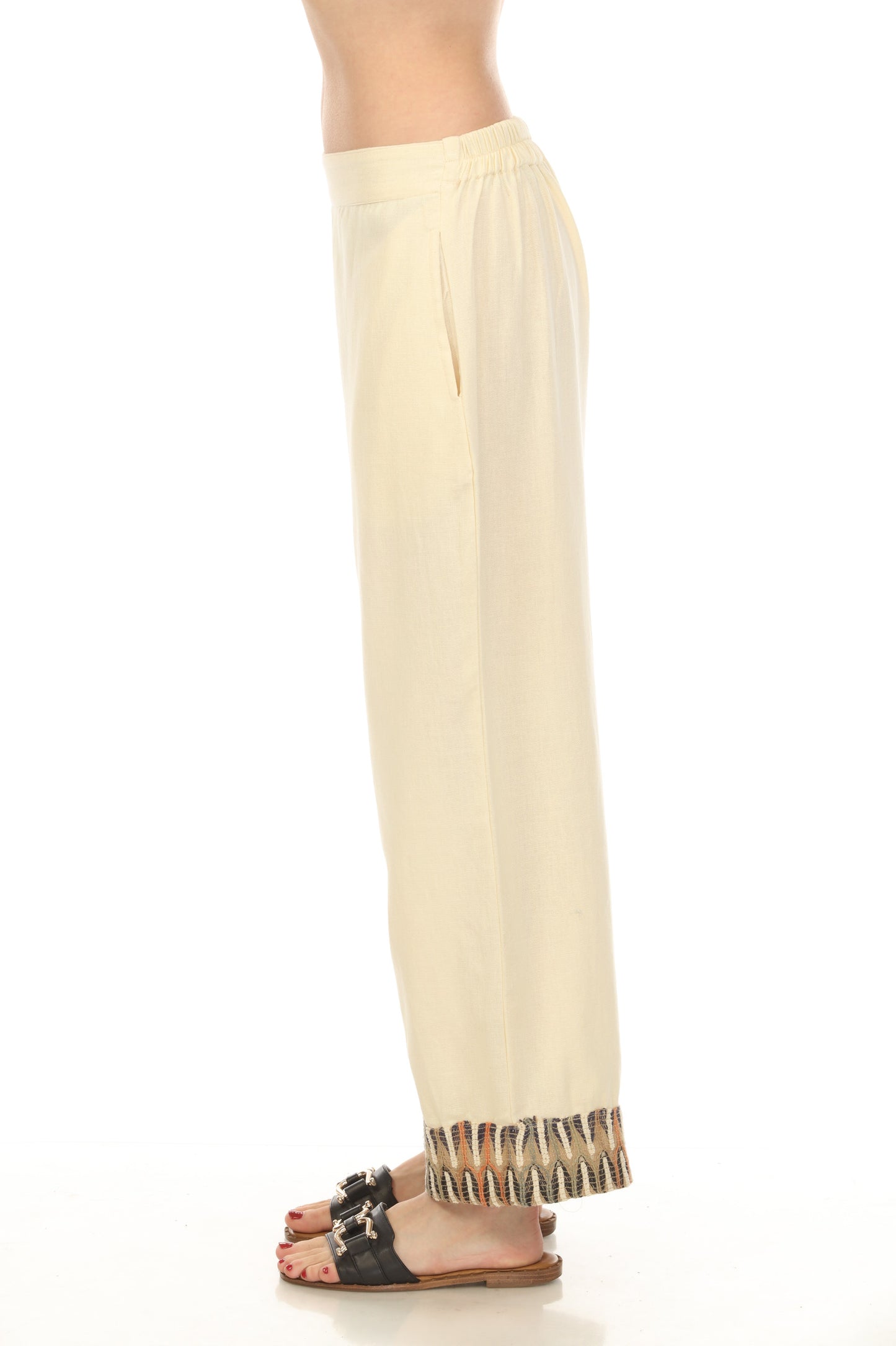 Off White Designer Border Pant