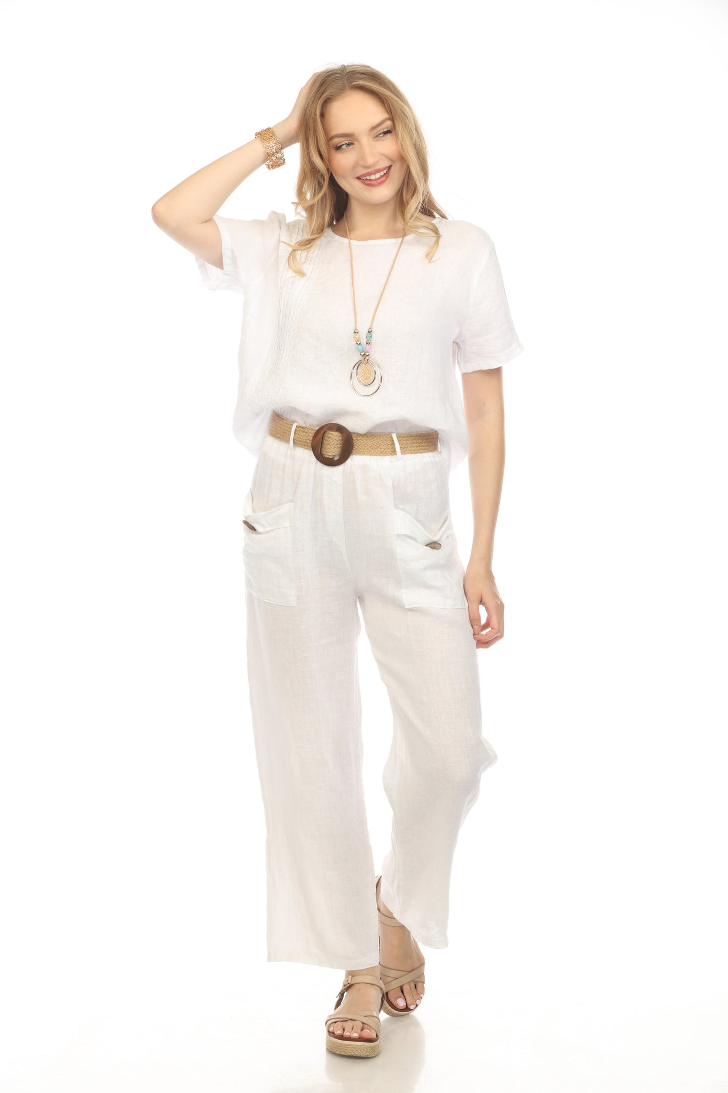 White Side treaded design plain top