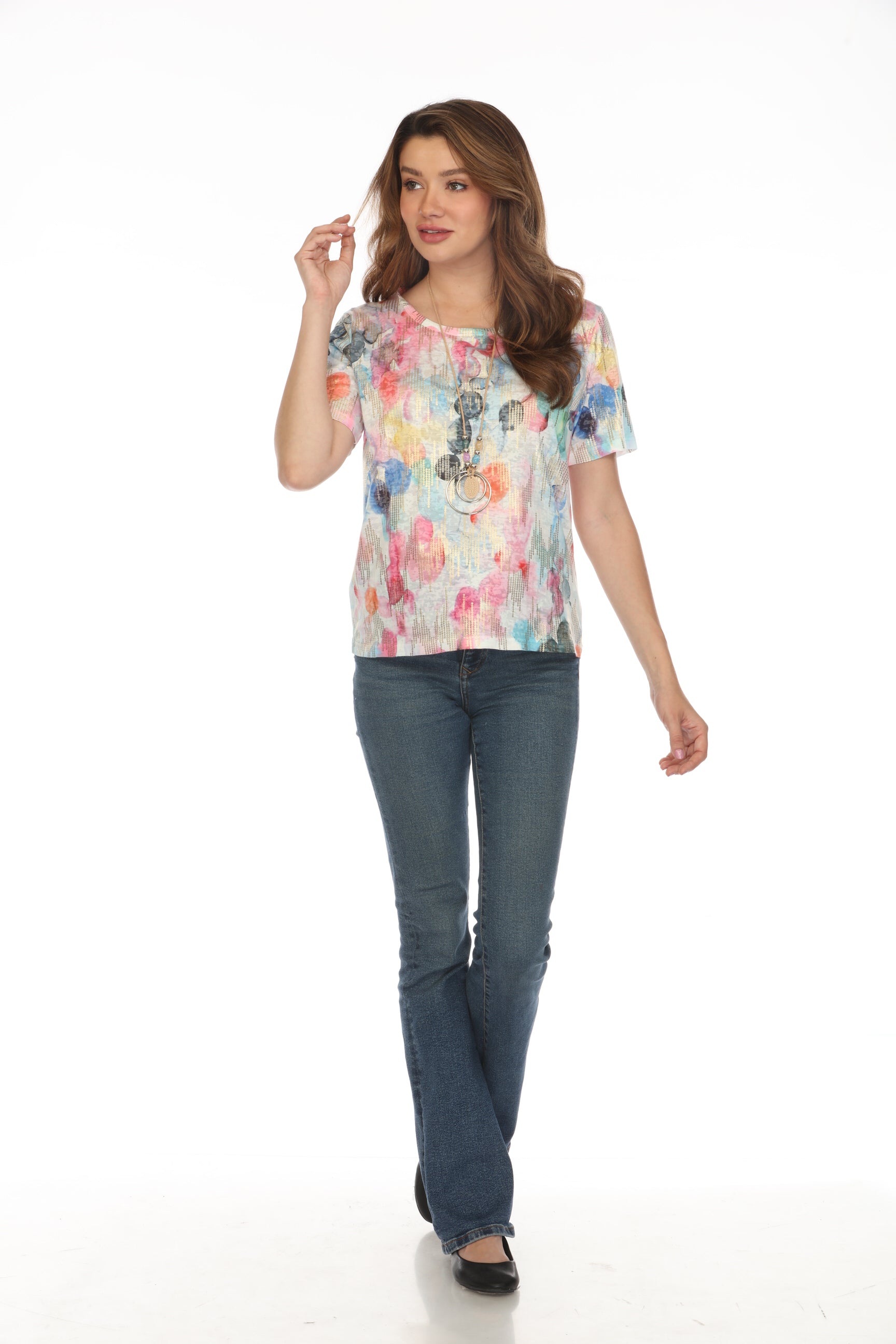 Colorful Chic Glam Short Top