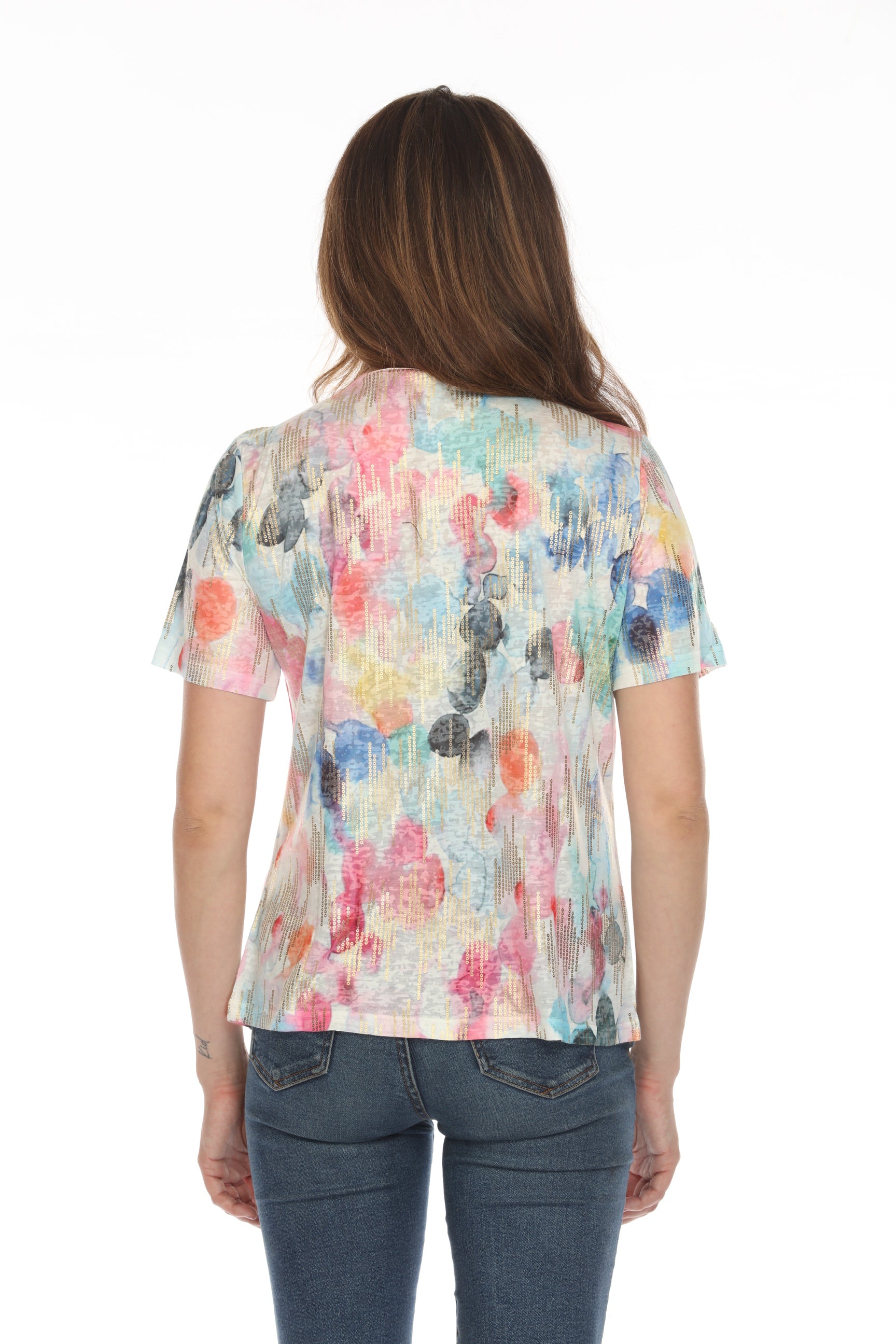 Colorful Chic Glam Short Top