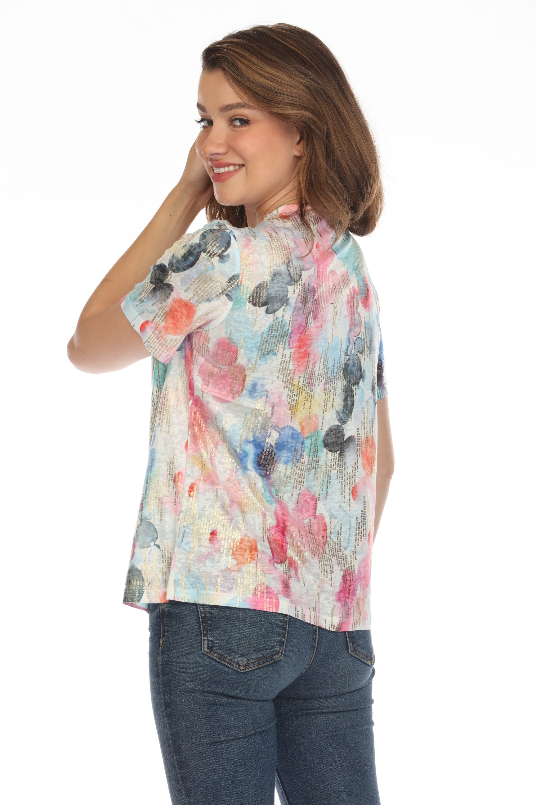 Colorful Chic Glam Short Top