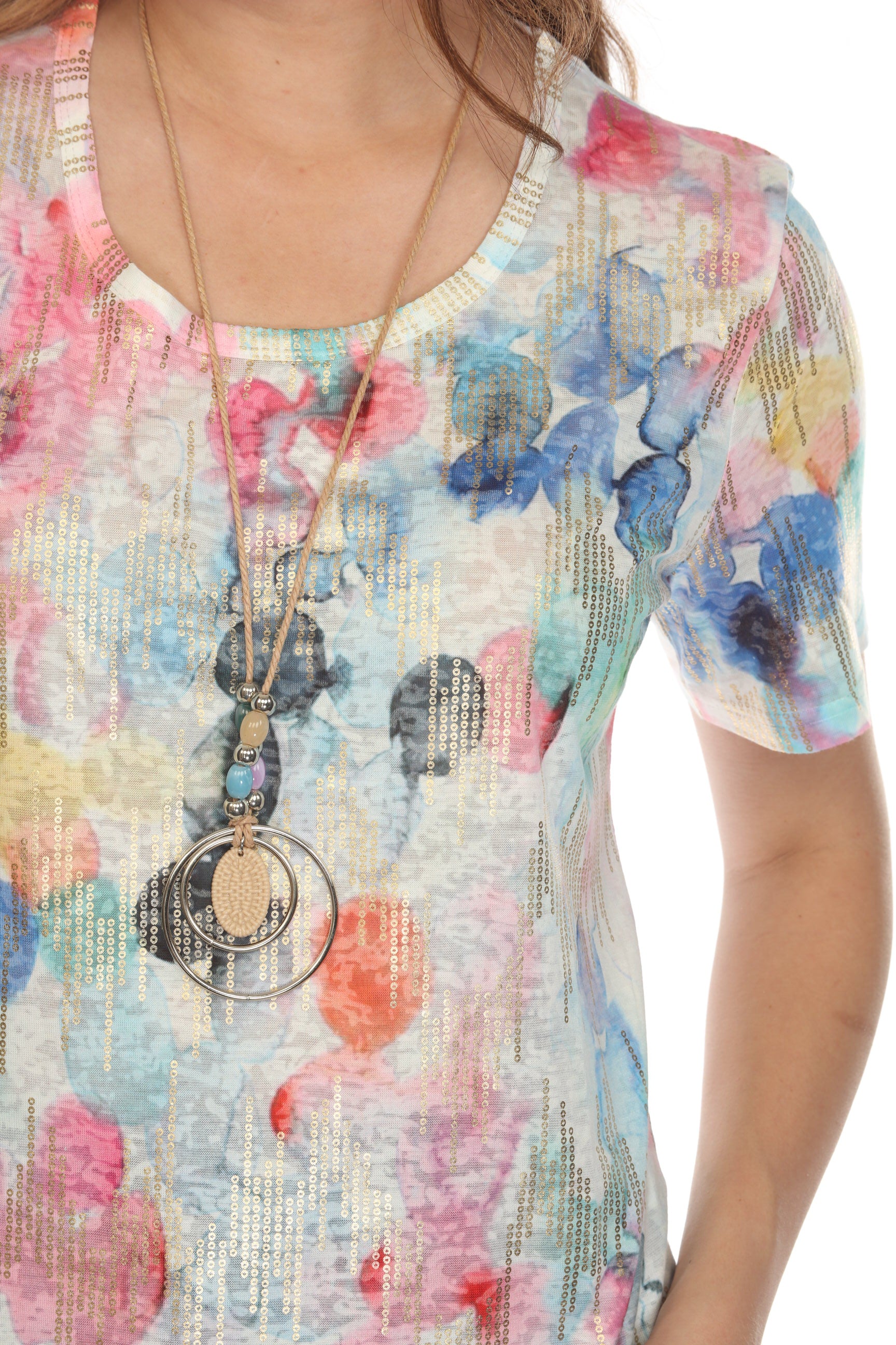 Colorful Chic Glam Short Top