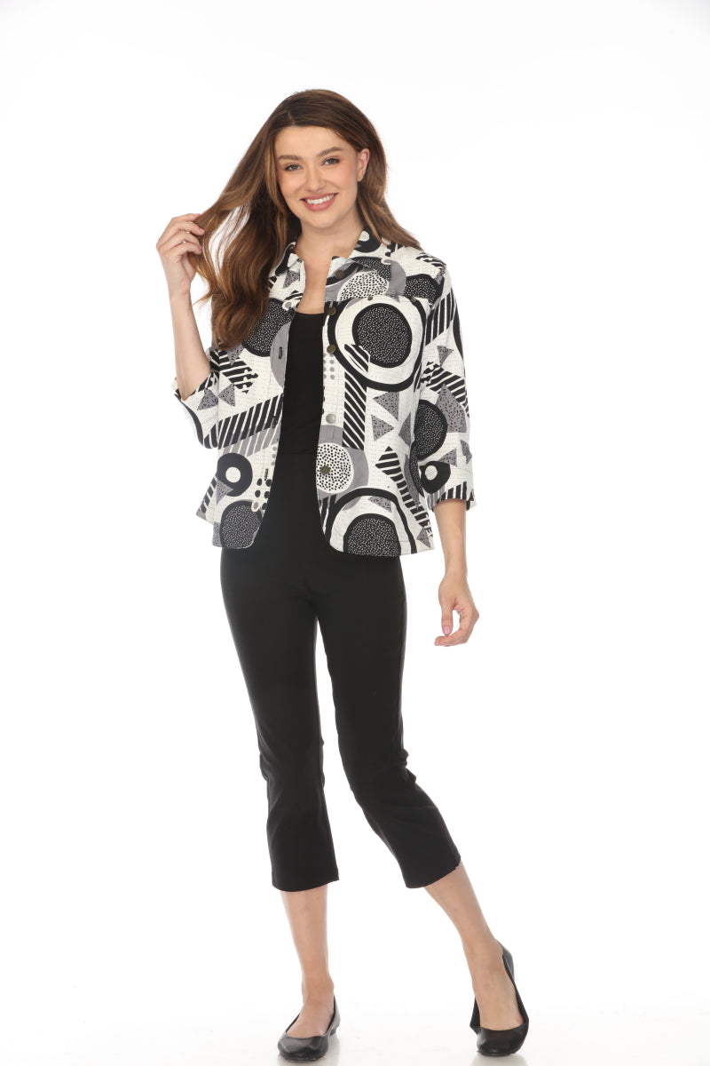 Black & White 100% Cotton Light Jacket