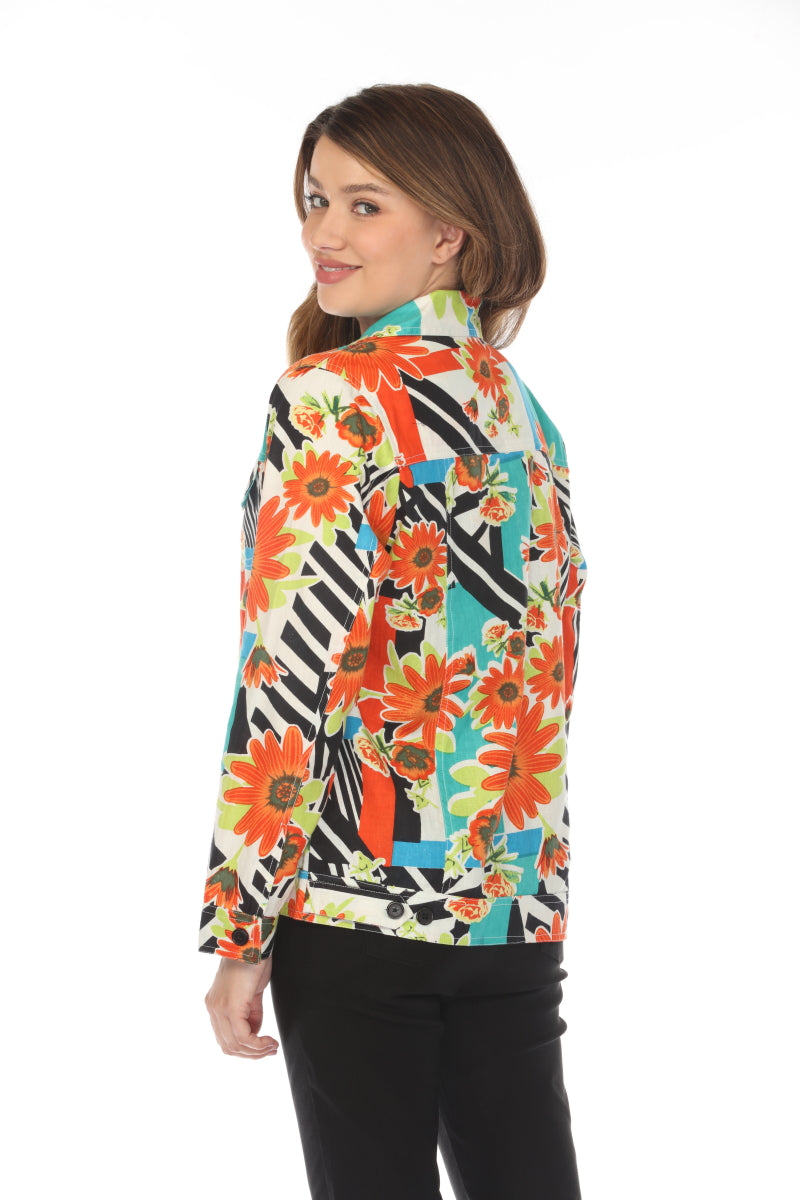 Floral Print 100% Cotton Jacket