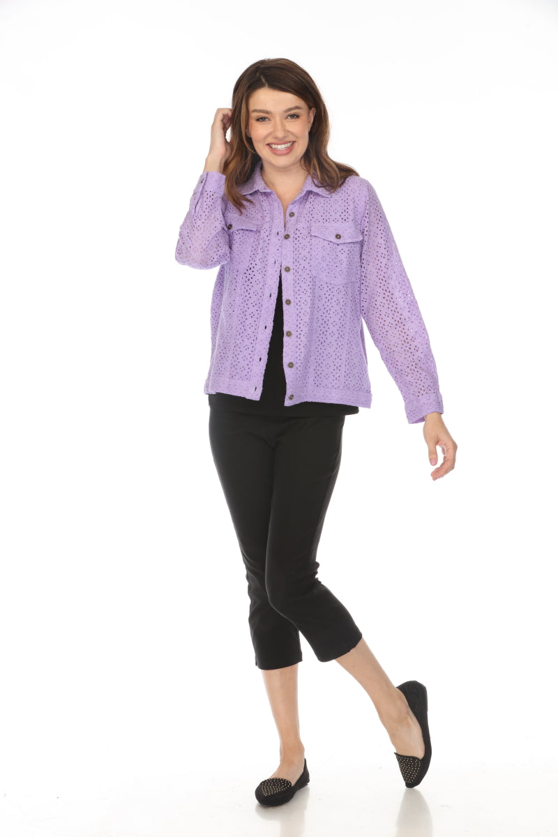Lavender 100%Cotton Jacket