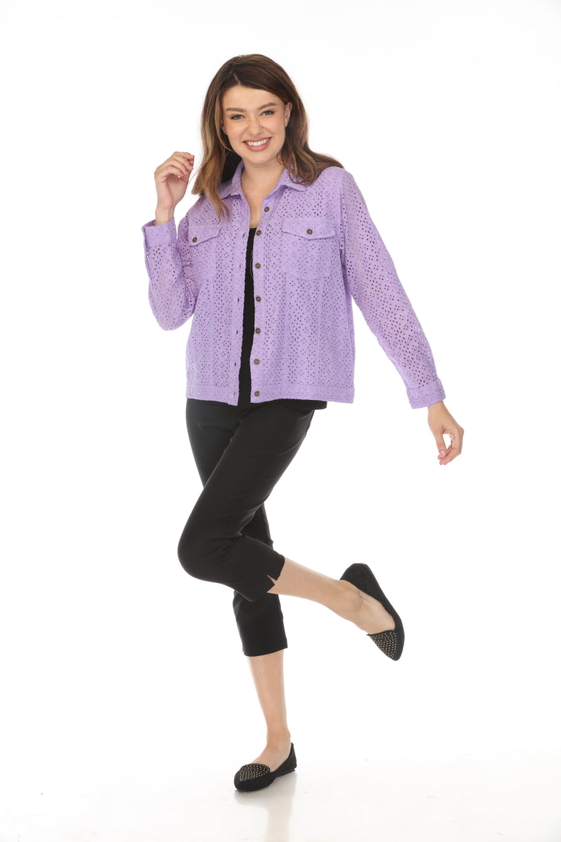 Lavender 100%Cotton Jacket