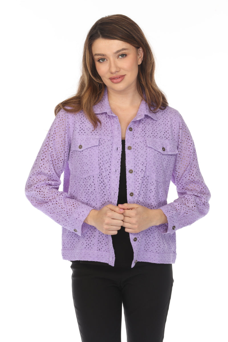 Lavender 100%Cotton Jacket