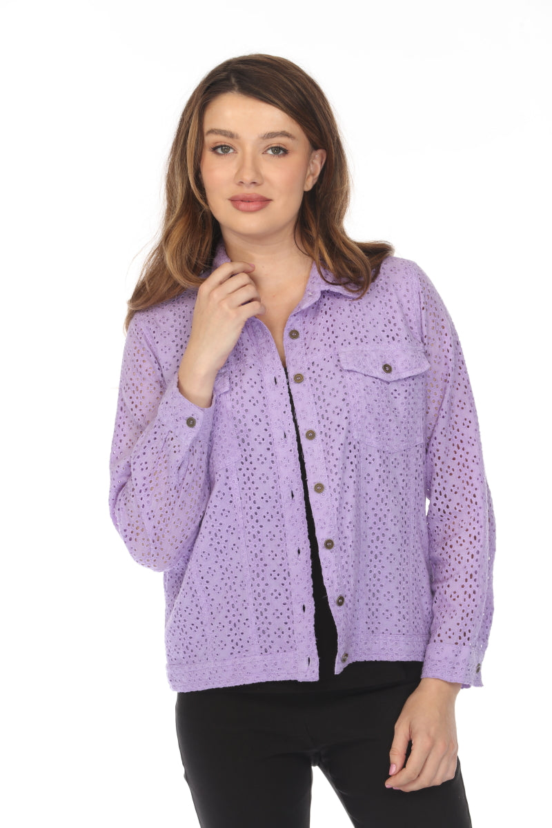 Lavender 100%Cotton Jacket