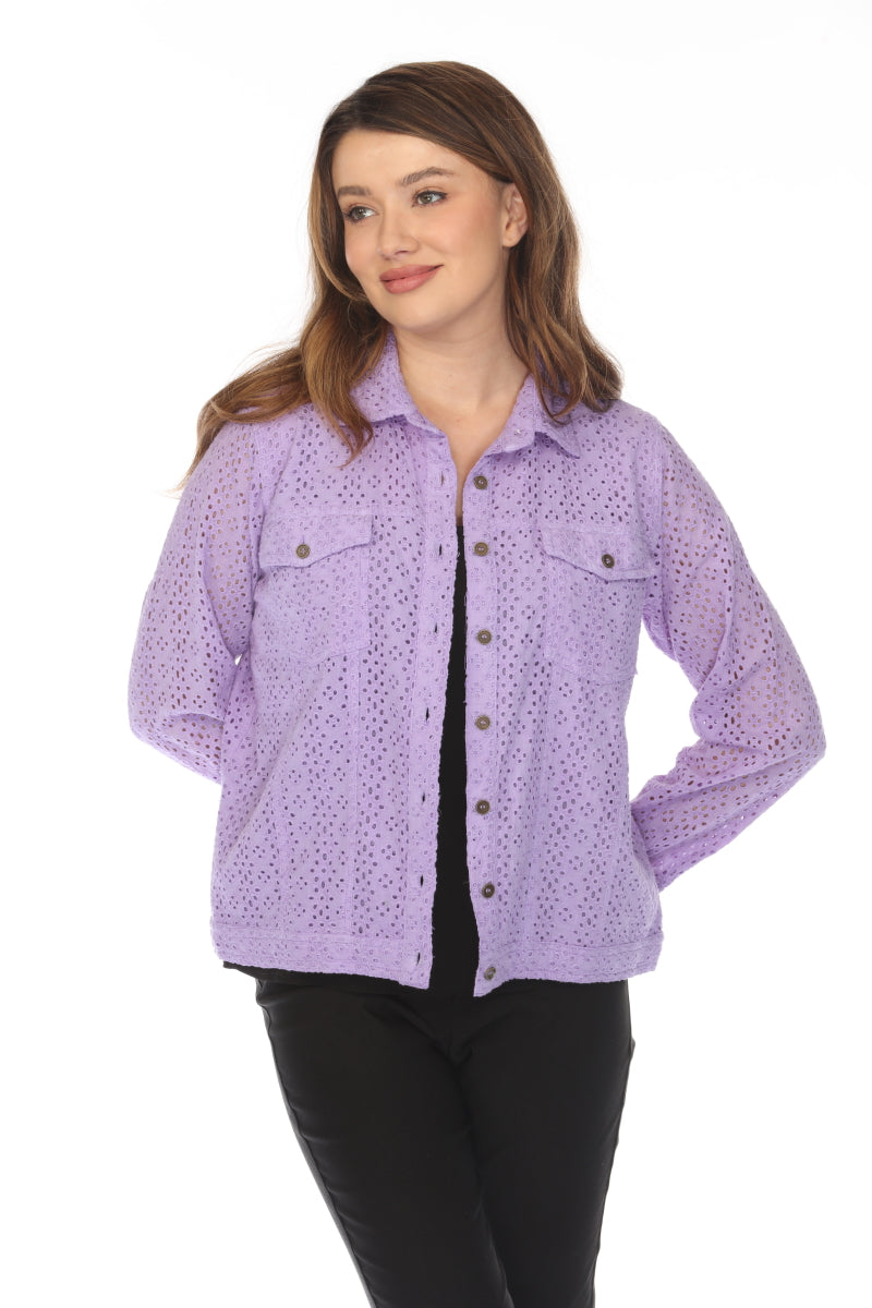Lavender 100%Cotton Jacket