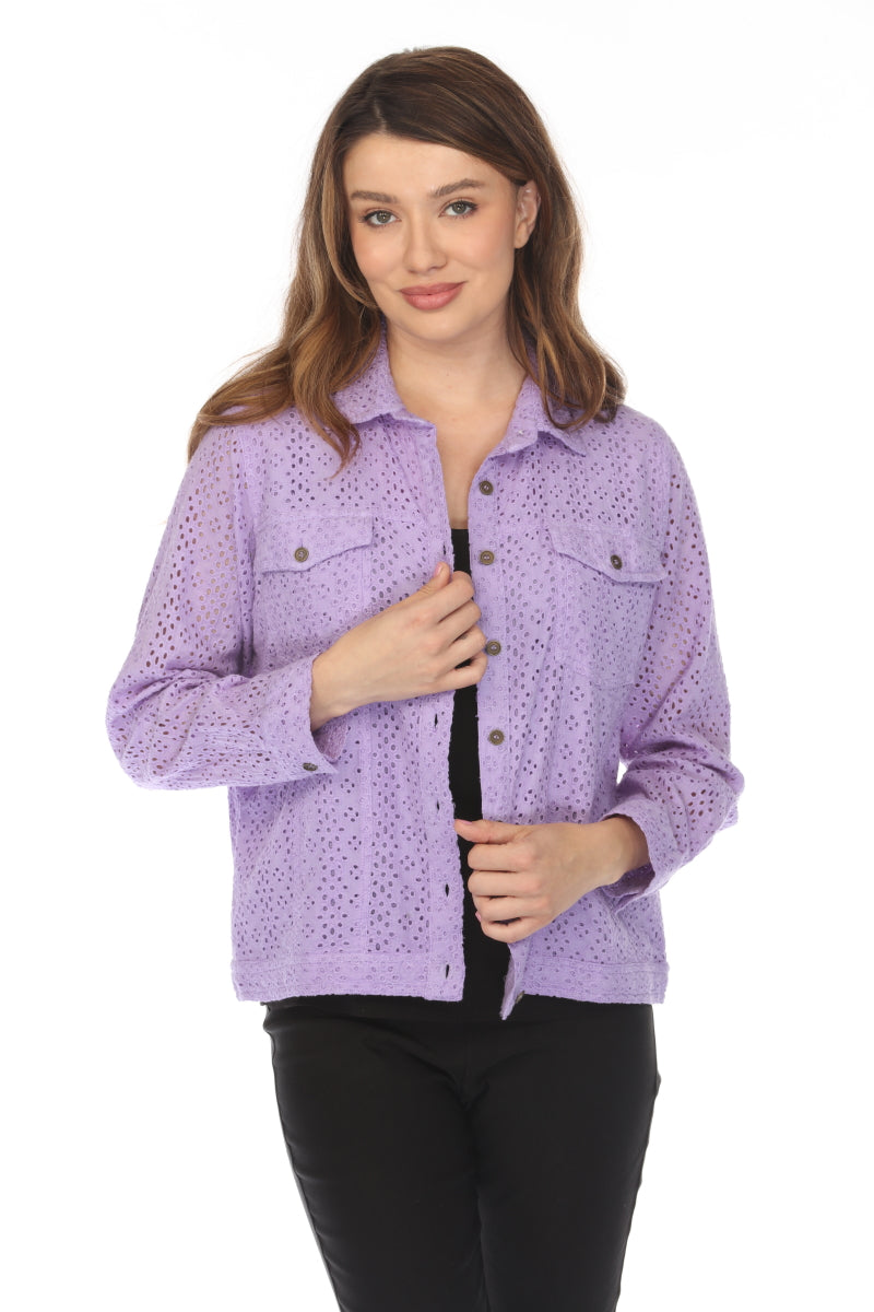 Lavender 100%Cotton Jacket