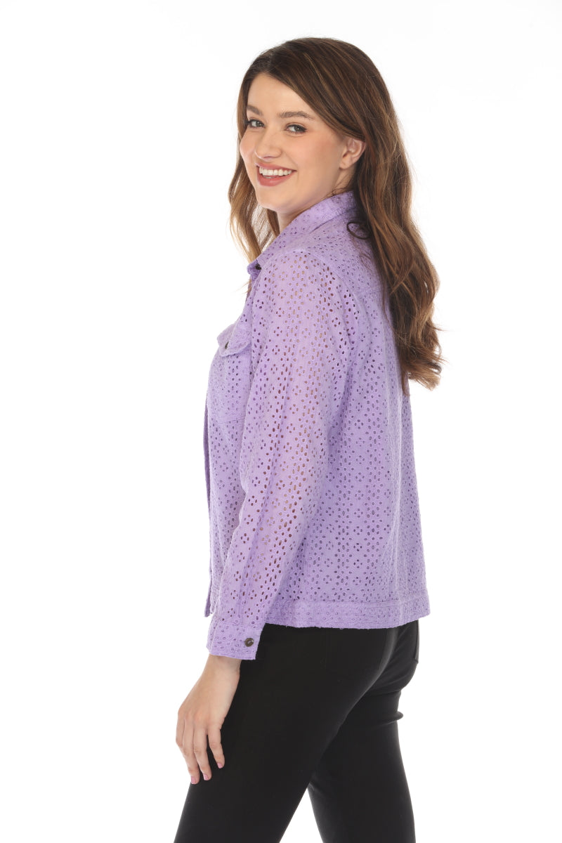 Lavender 100%Cotton Jacket