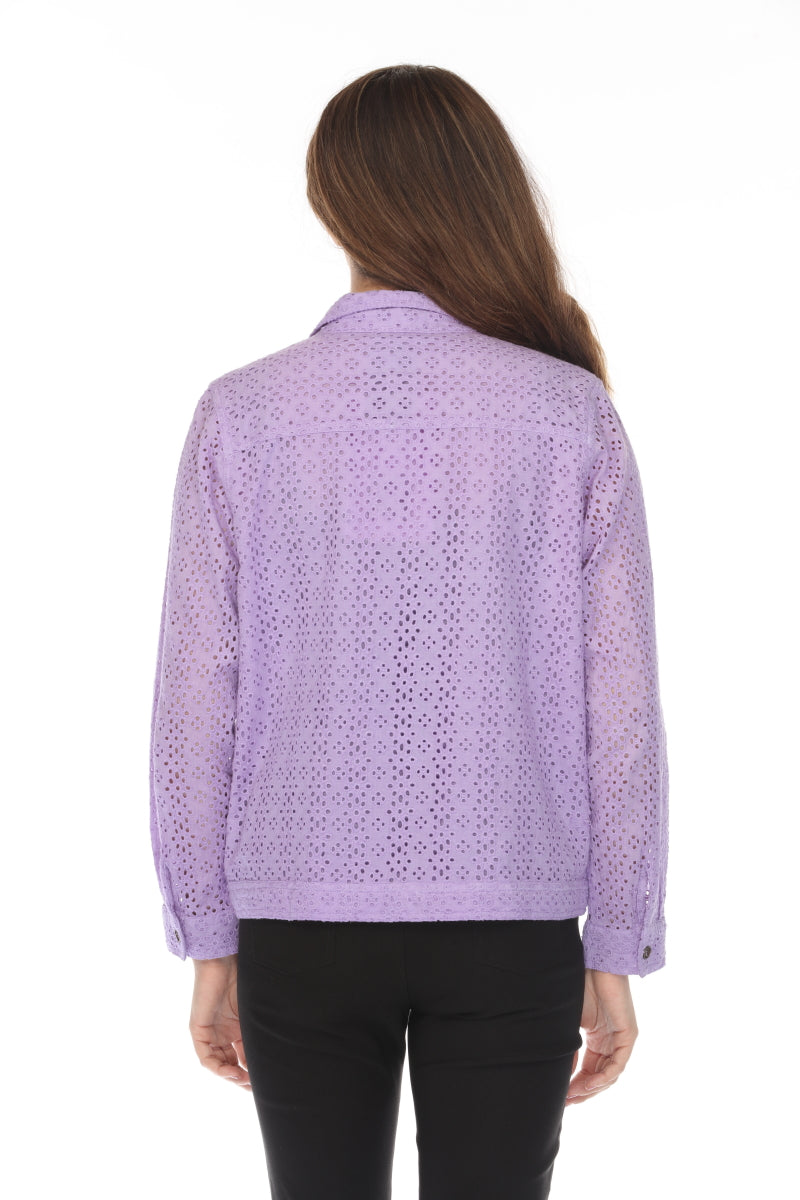 Lavender 100%Cotton Jacket