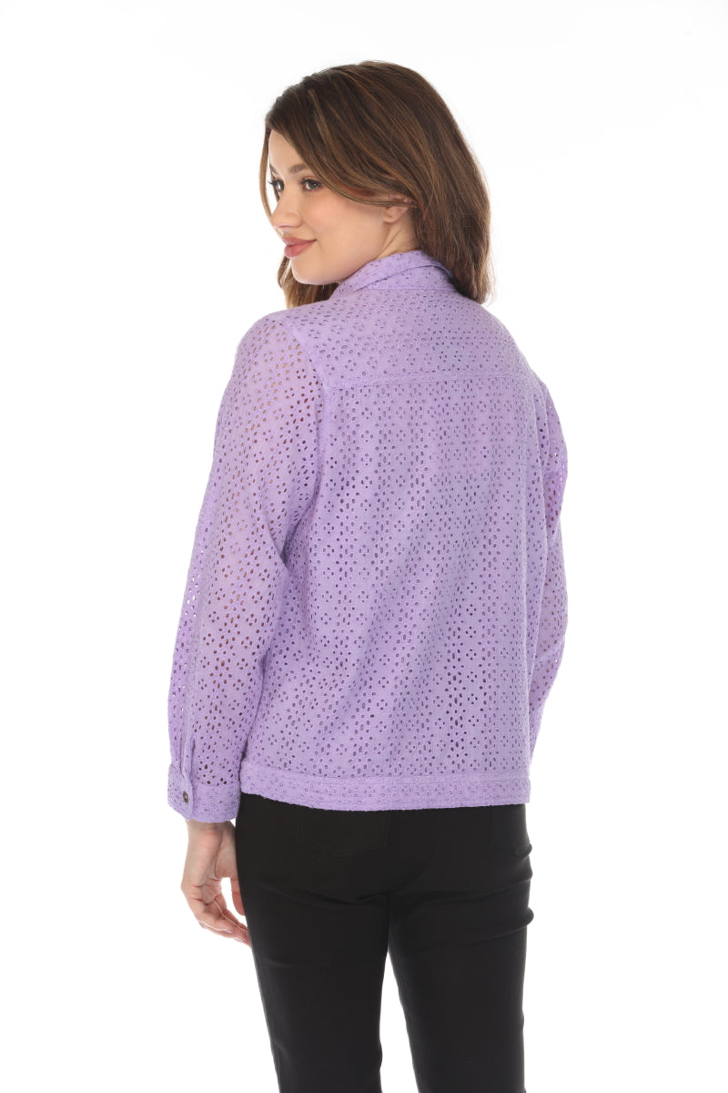 Lavender 100%Cotton Jacket