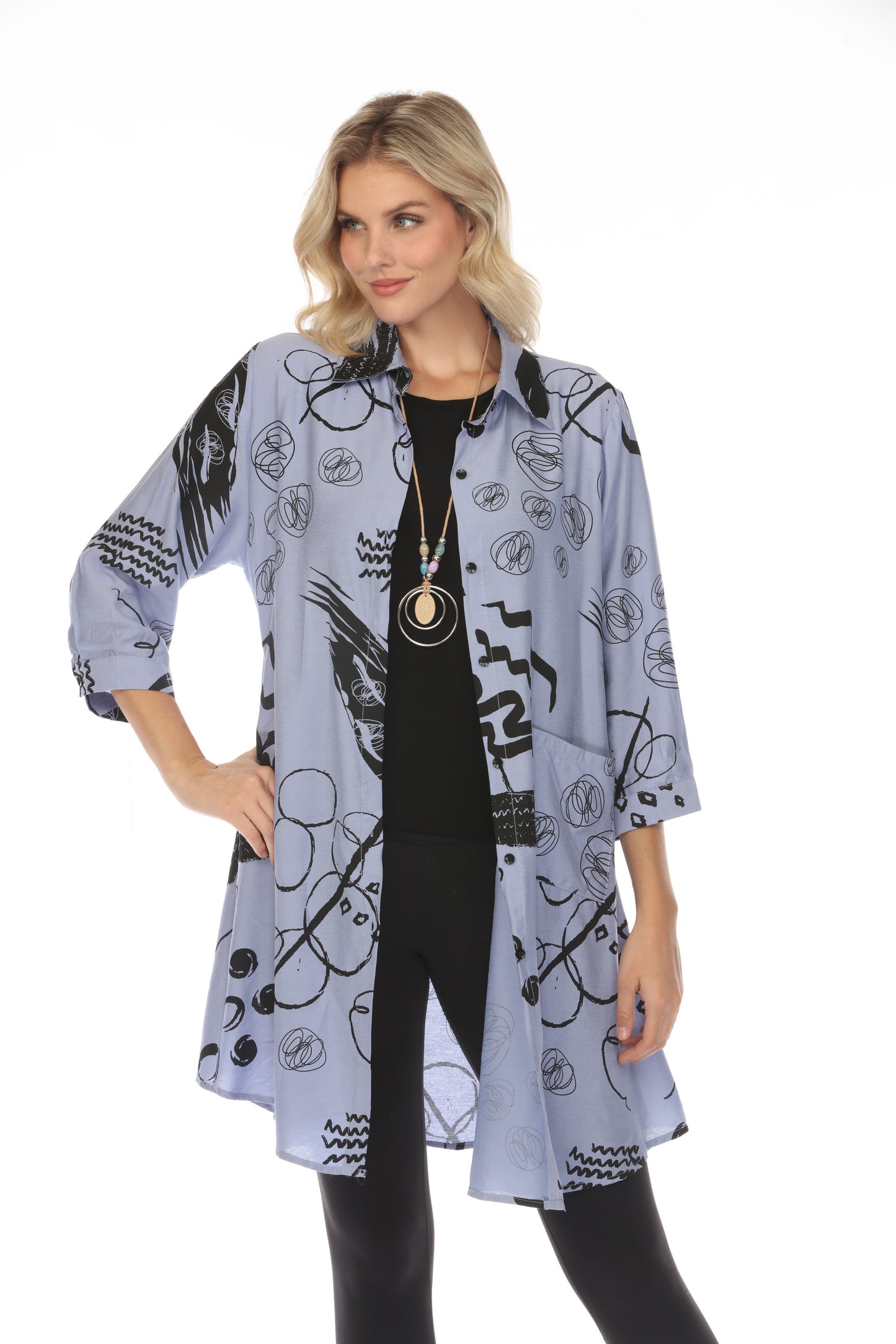 Light Grey Collared Light Jacket