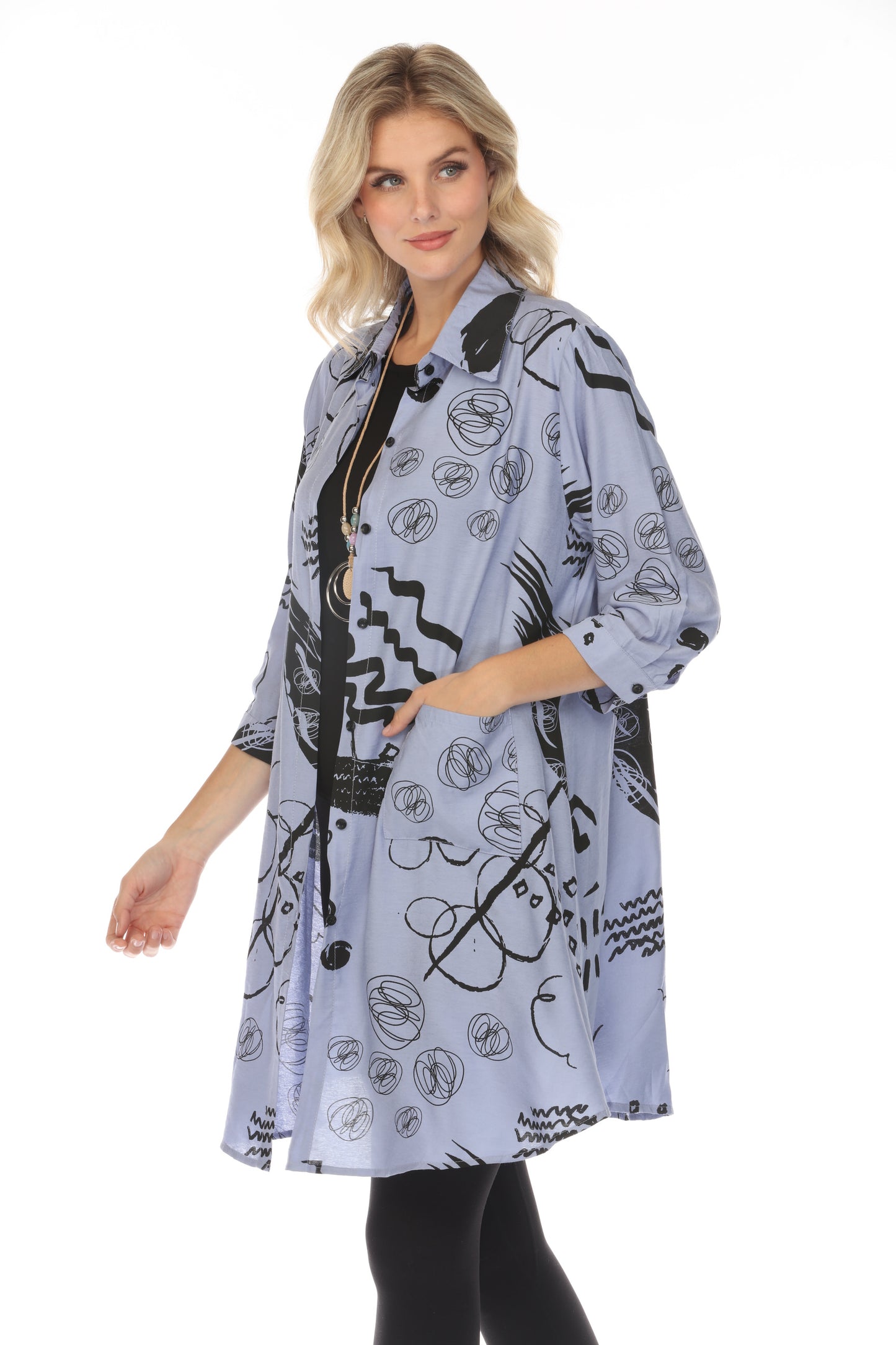 Light Grey Collared Light Jacket