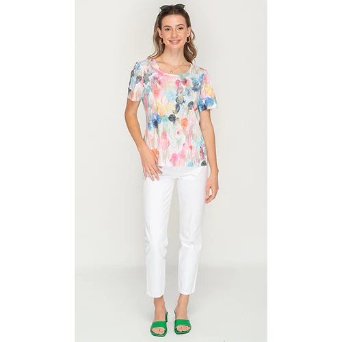 Colorful Chic Glam Short Top
