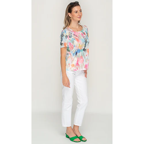 Colorful Chic Glam Short Top