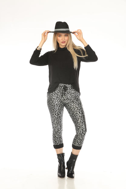 Black Turle Neck Cozy Sweater Top