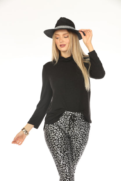 Black Turle Neck Cozy Sweater Top
