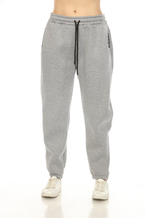 Grey Fleece inside warm pockets Pant