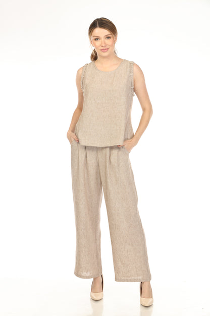 Brown Designer Pockets Pant