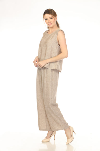 Brown  Braids Designed Top