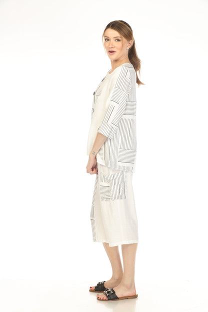 White Asymmetrical Style Top