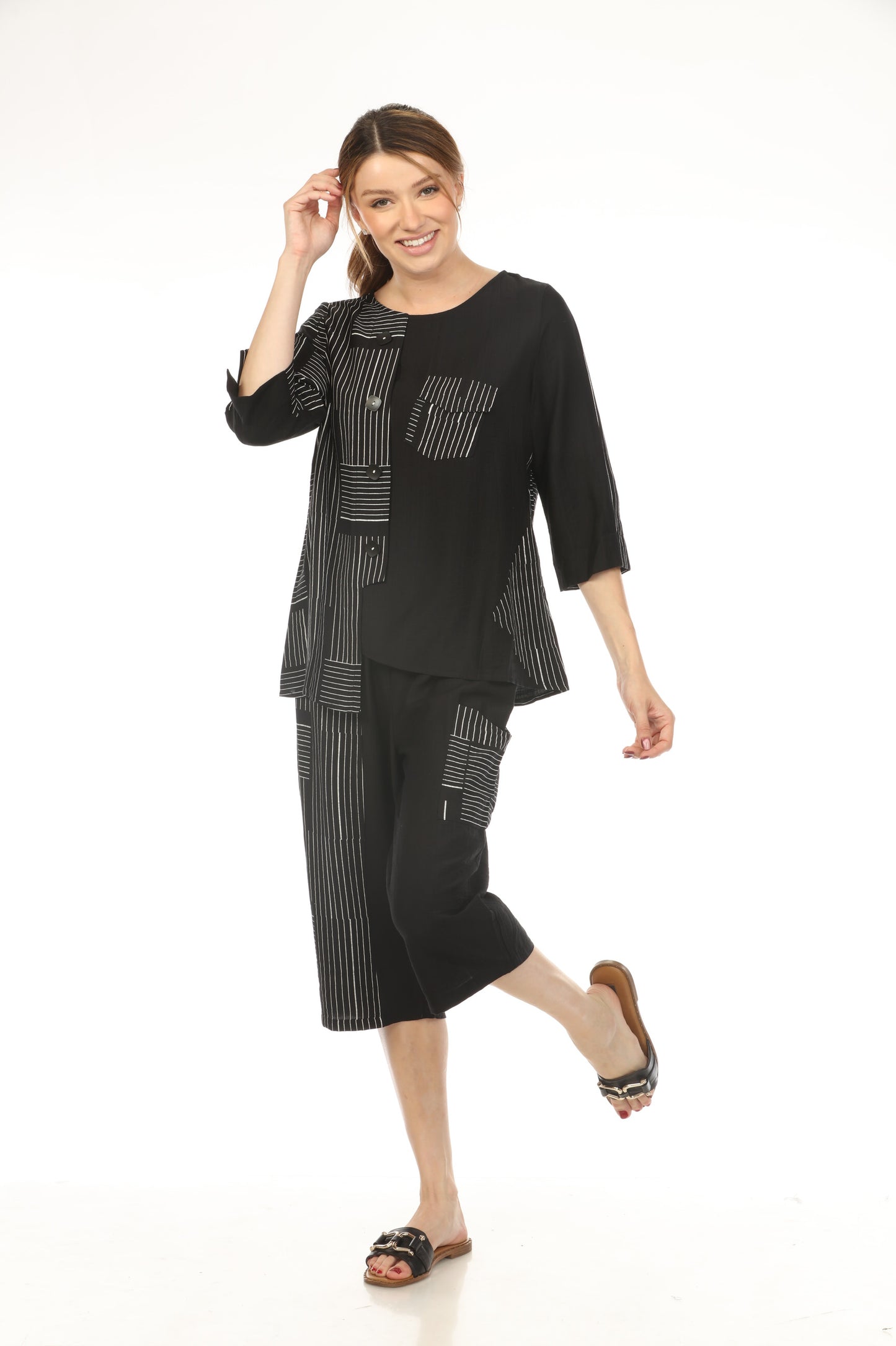 Black Side Pocket Style Pant