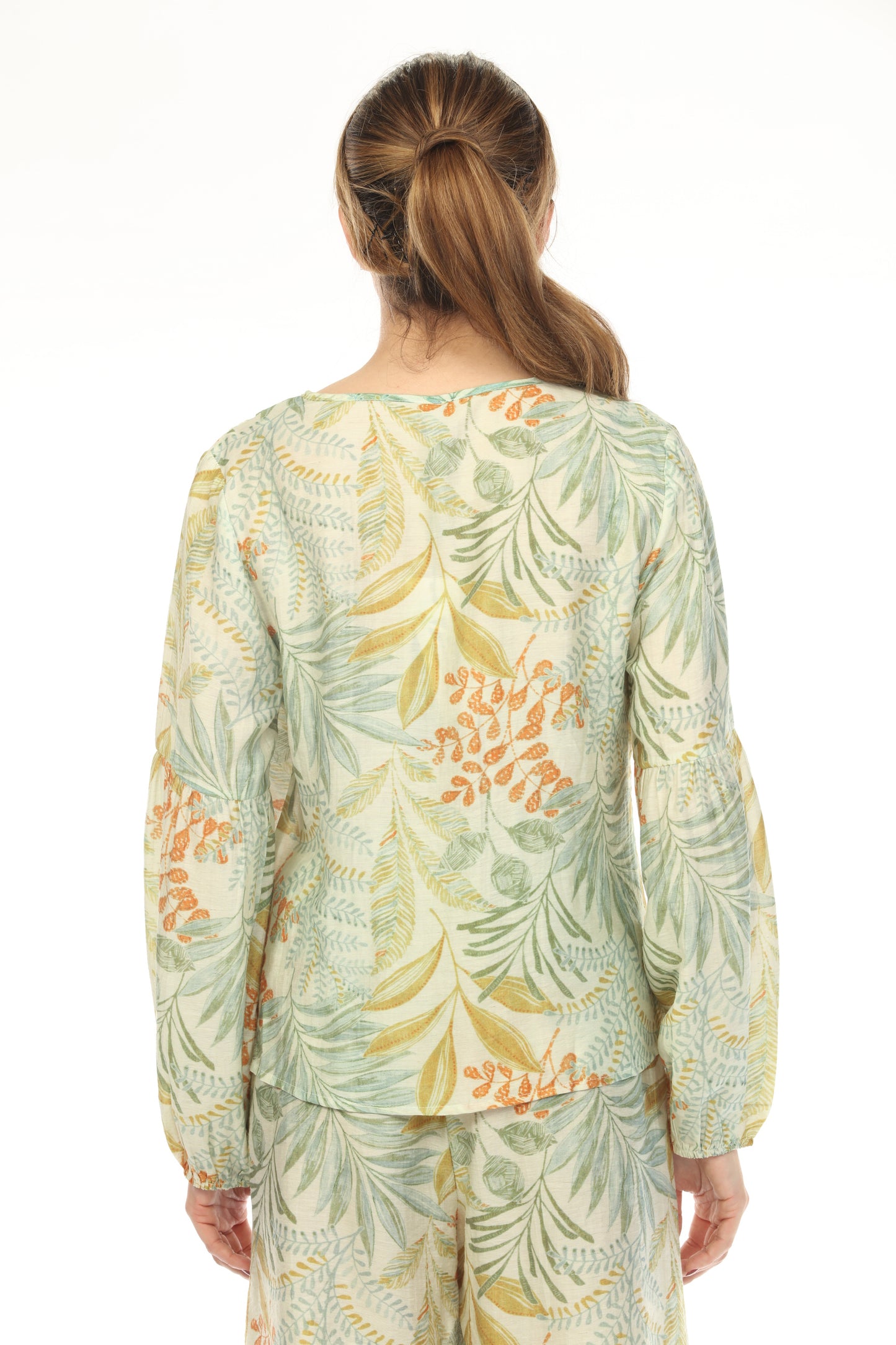 Light Green Tropical 2 Pieces Set