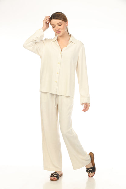 Ivory Pocket Draw String Pant