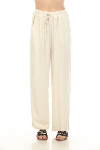 Ivory Pocket Draw String Pant