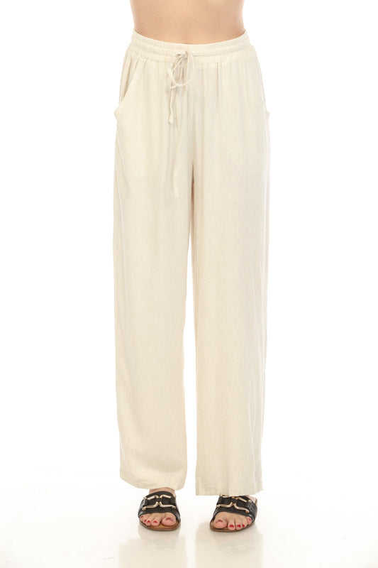 Ivory Pocket Draw String Pant