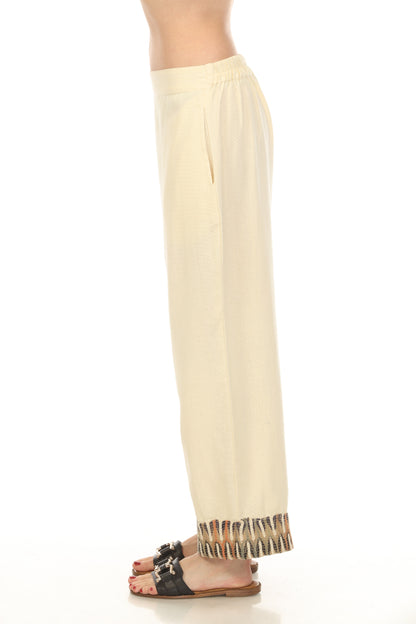 Off White Designer  Border Pant