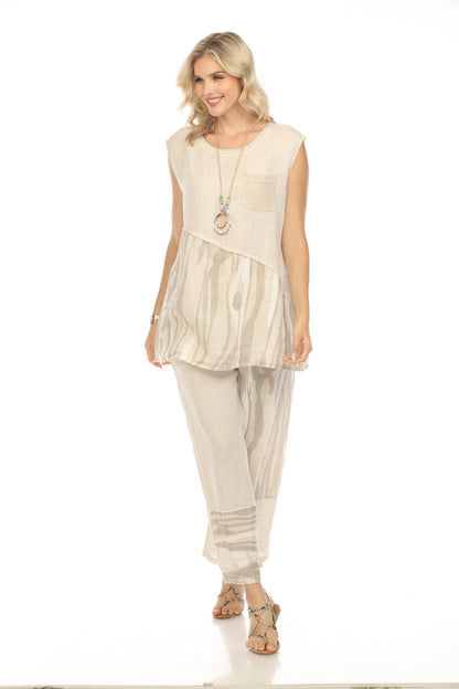 Off-White Abstract sleeveless pocket detailed Top
