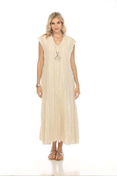 Frayed Cape Sleeves designer dress with pockets