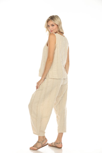 Fringe Style Sleeveless Top