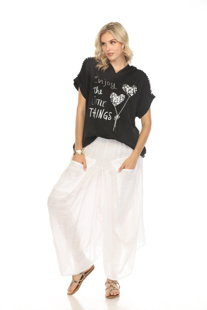 White Boho designer Pockets Pant