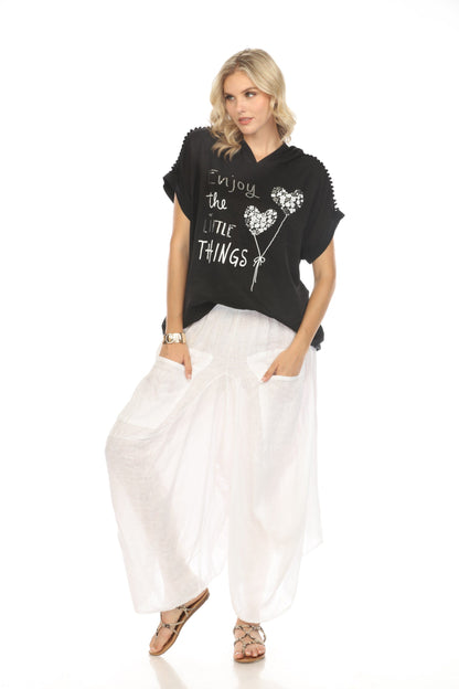 White Boho designer Pockets Pant