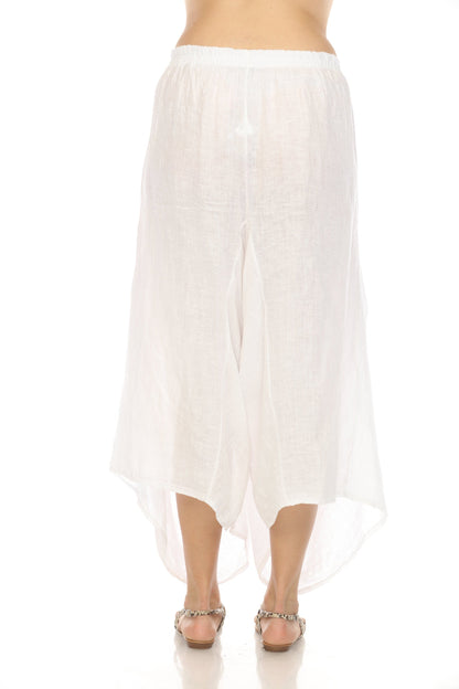White Boho designer Pockets Pant