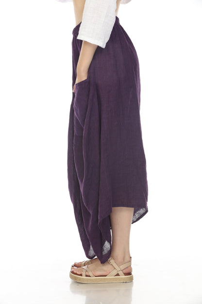 Purple  Boho designer Pockets Pant