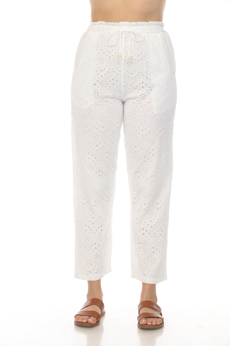 100% Cotton Elastic & Pockets Pant