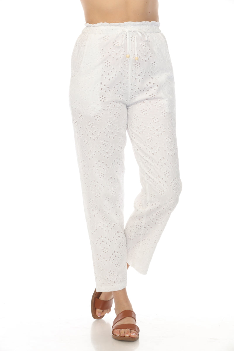 100% Cotton Elastic & Pockets Pant