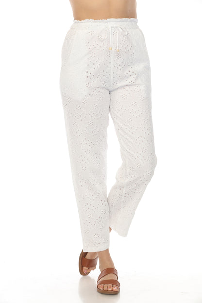 100% Cotton Elastic & Pockets Pant