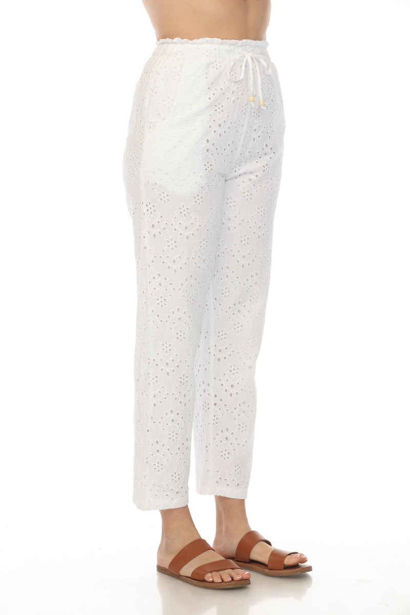 100% Cotton Elastic & Pockets Pant