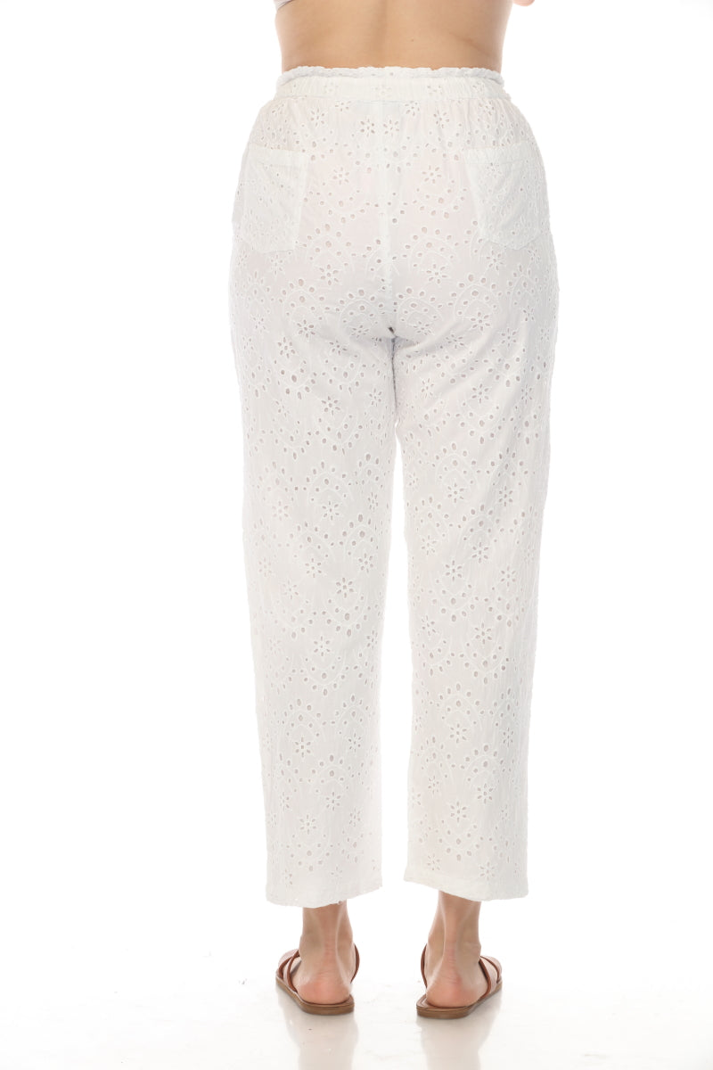 100% Cotton Elastic & Pockets Pant