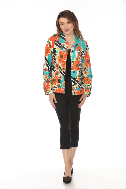Floral  Print 100% Cotton Jacket