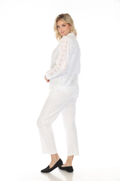 Textured & Fringed 100% Cotton Jacket