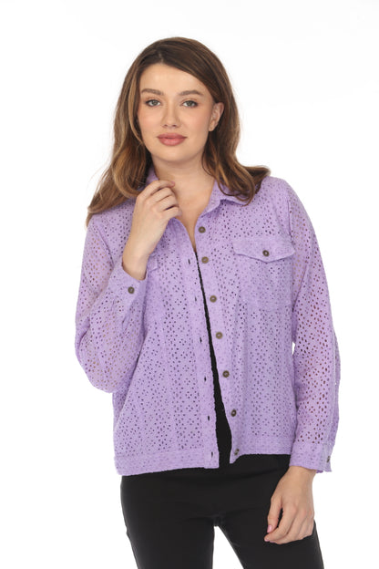 Lavender 100%Cotton Jacket